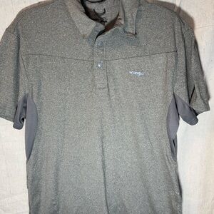 Wrangler Men's Polo Shirt in Gray